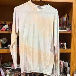 Men's or unisex Cream light die the cape may Long Sleeve Shirt size small